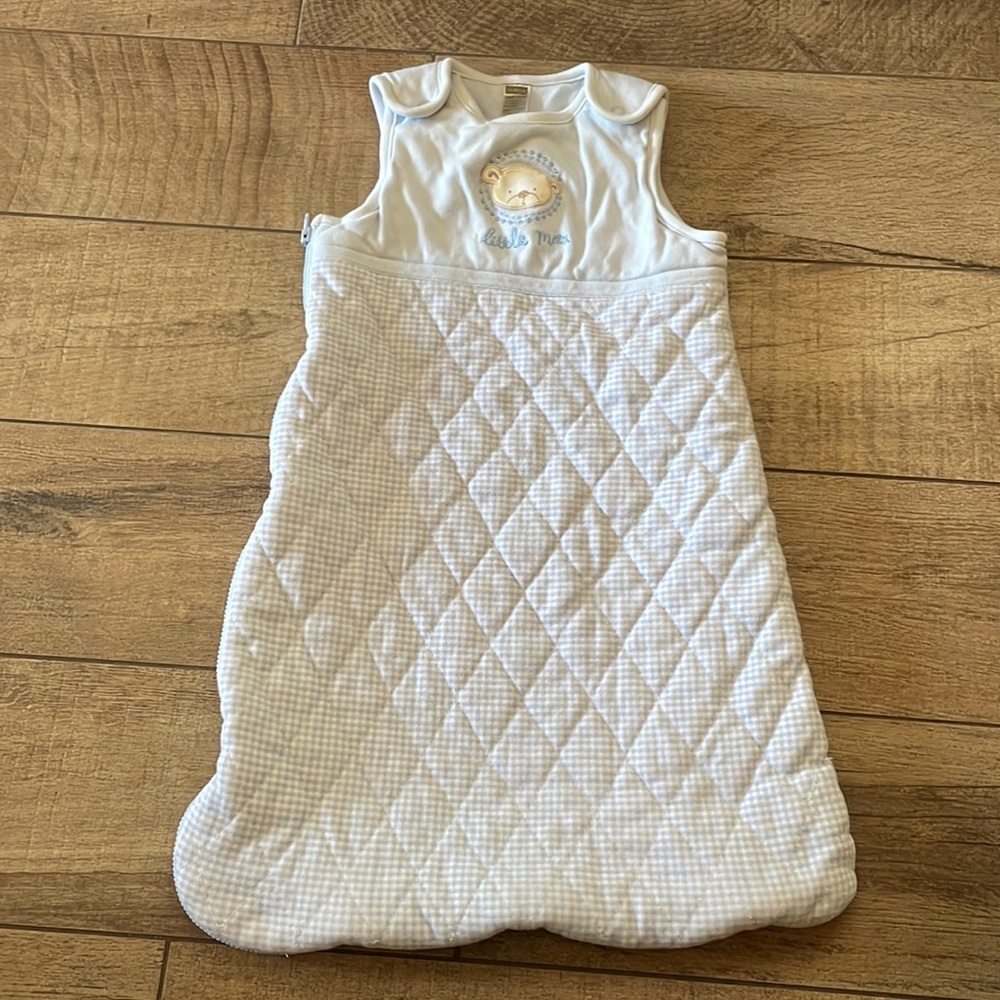 George baby sleep sack light blue